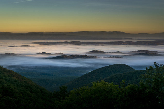 "Iron Mine Hollow Overlook, Milepost 96.2" by Steve Owens Photography