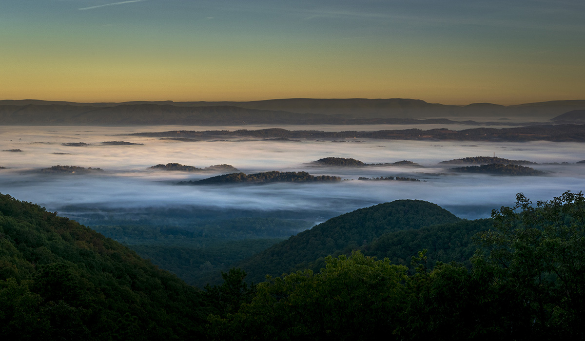 Iron Mine Hollow Overlook Milepost 96 2 By Steve Owens Photography