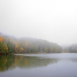 "Fog over Abbott Lake, Milepost 86" by Melissa Kniskern