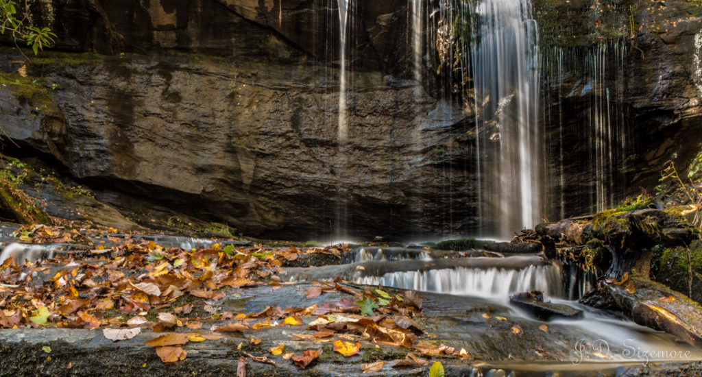 "Grassy Creek Falls near Little Switzerland" by J.D. Sizemore
