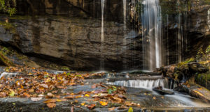 "Grassy Creek Falls near Little Switzerland" by J.D. Sizemore