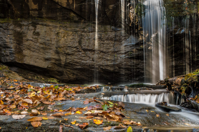 "Grassy Creek Falls near Little Switzerland" by J.D. Sizemore