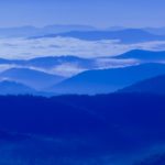 "Morning Blues at a Parkway Overlook near Asheville" by Matthew Barron
