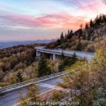 "Late Fall on the Linn Cove Viaduct, Milepost 304.4" by Trinkle Photography