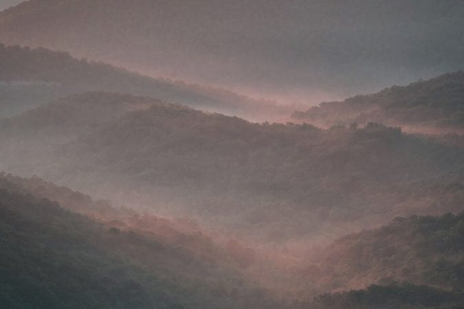 "Mills River Valley Overlook, Milepost 404.5" by Aaron Bland