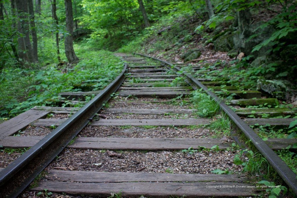 "Restored Railroad at Yankee Horse Ridge, Milepost 34.4" by P. Donald Serpas