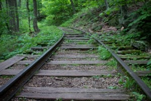 "Restored Railroad at Yankee Horse Ridge, Milepost 34.4" by P. Donald Serpas