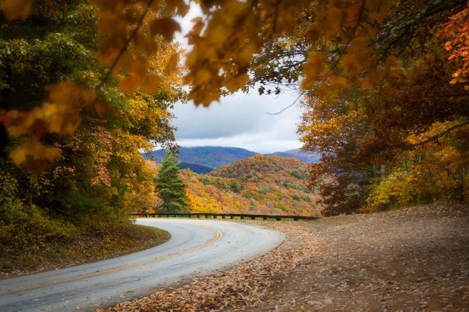 "Blue Ridge Parkway near Asheville, North Carolina" by WNC Photo Tours