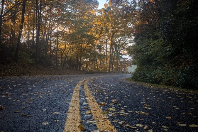 "Late Fall on the Blue Ridge Parkway in North Carolina" by Adam Gravett