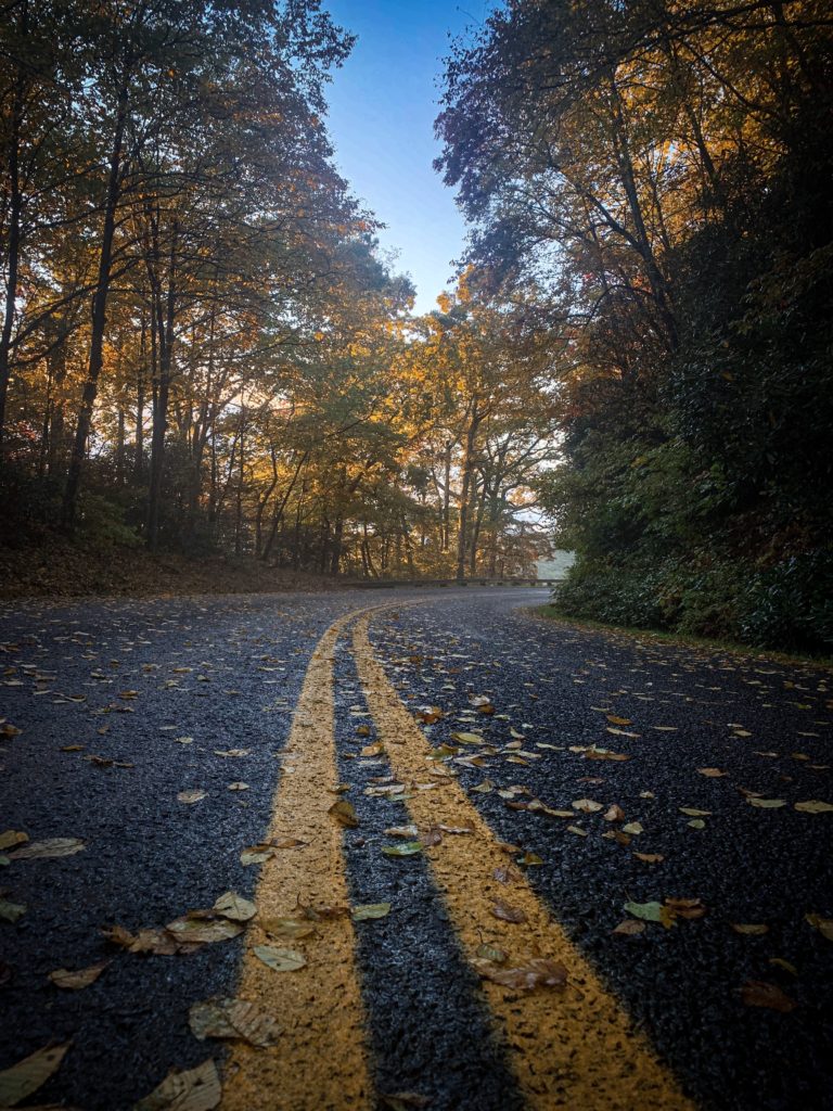 "Late Fall on the Blue Ridge Parkway in North Carolina" by Adam Gravett