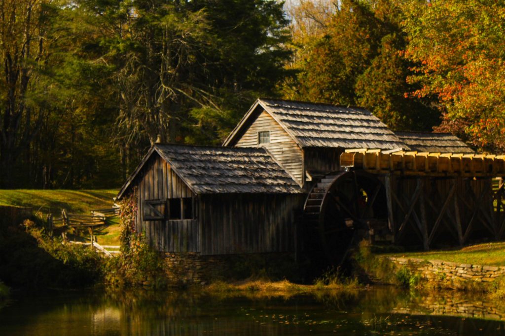 "Fall at Mabry Mill, Milepost 176" by Sabrina Christine