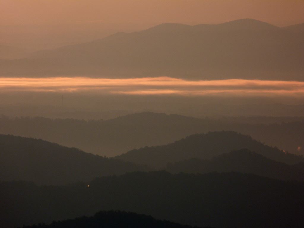"Sunrise at Elk Mountain Overlook, Milepost 274.3" by Sarah Vell Photography