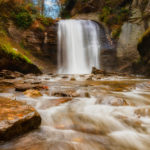 "Looking Glass Falls, Milepost 412" by Alan Trammel Photography
