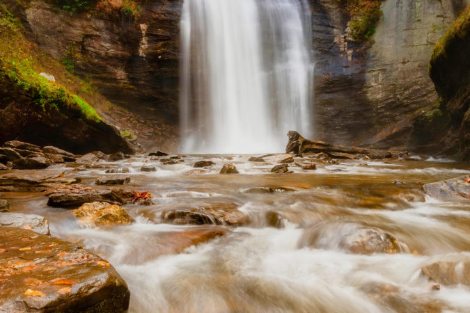 "Looking Glass Falls, Milepost 412" by Alan Trammel Photography