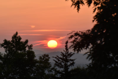 Sunrise at Wilson Creek Overlook