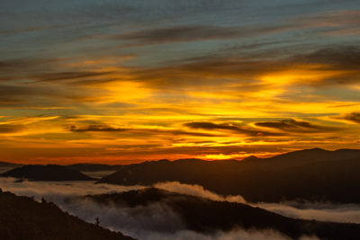 Morning at Wesner Bald Overlook, Milepost 448